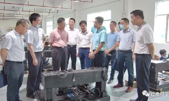 Director Wu of the Provincial Department of Industry and Information Technology visited Dynamikwell's factory for investigation